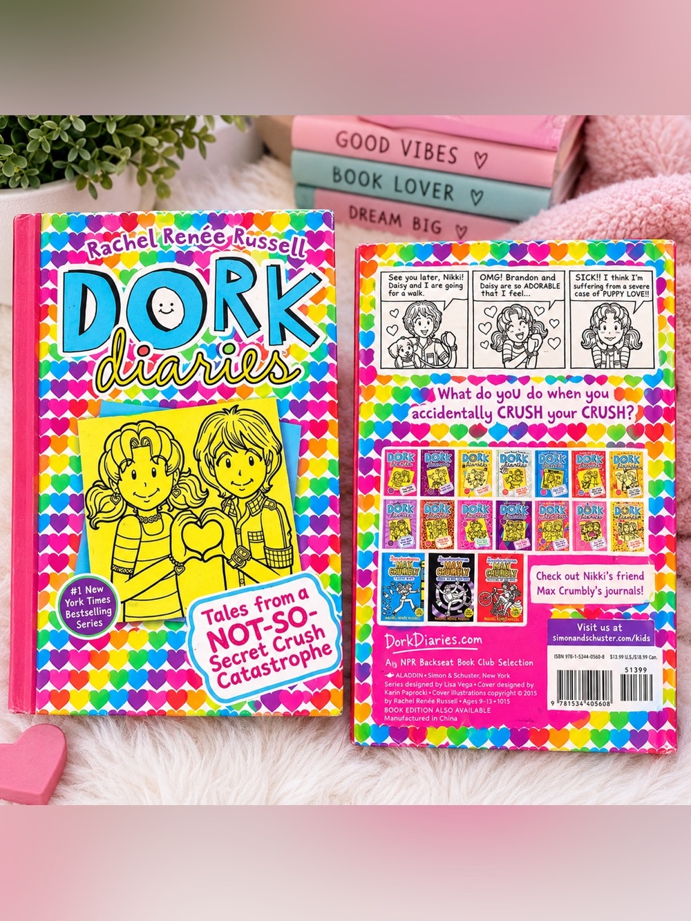 🤠❤️‍🔥📚 Dork Diaries: Tales From a Not-So-Secret Crush Catastrophe Hardcover Book